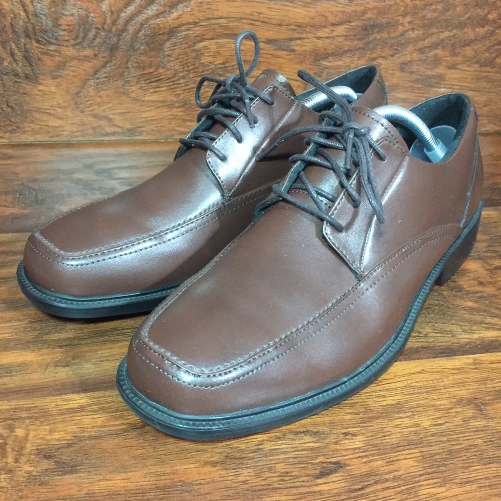 Bostonian Lite Brown Leather Shoes Oxfords Men 9.5